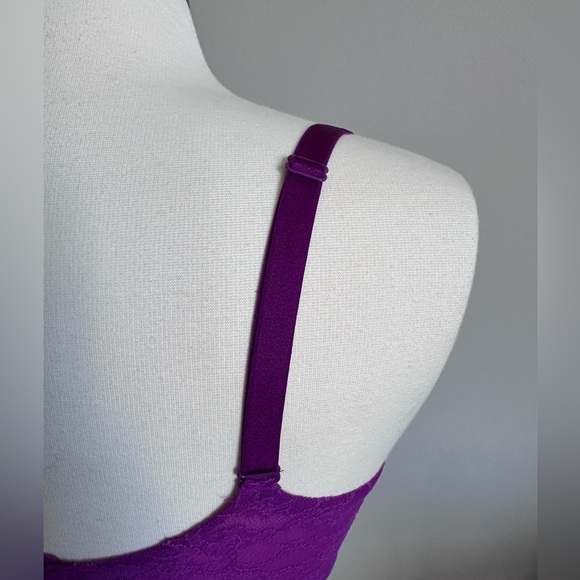 Victoria's Secret VS Perfect Coverage Lightly Padded Convertible Lace Bra 36DD - Picture 7 of 11